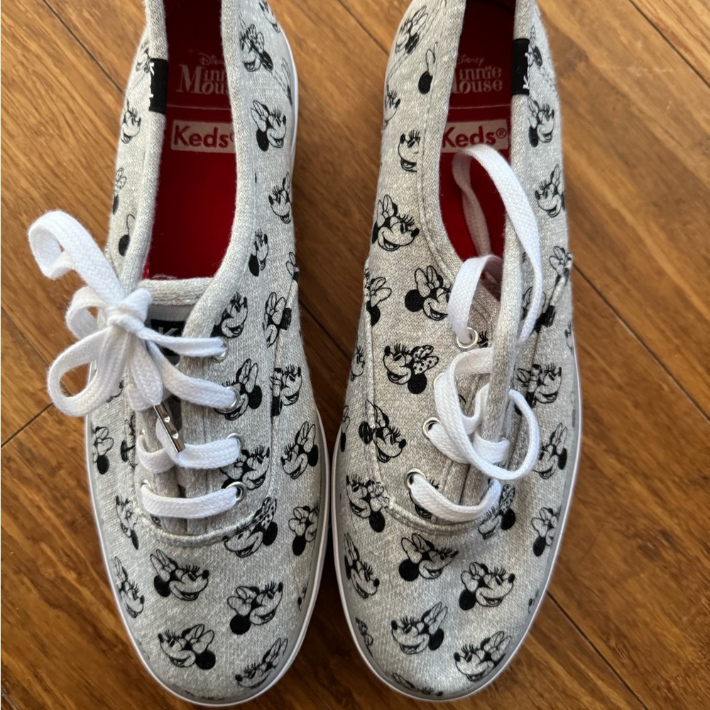 Keds x Minnie Mouse Gray Sneakers 7.5